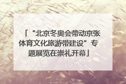 “北京冬奥会带动京张体育文化旅游带建设”专题展览在崇礼开幕