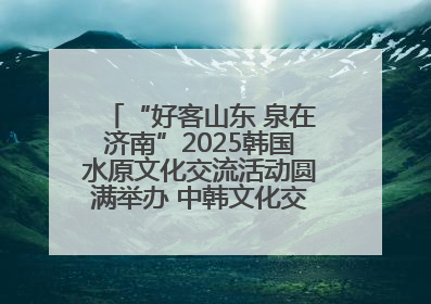 “好客山东 泉在济南”2025韩国水原文化交流活动圆满举办 中韩文化交流再添新彩