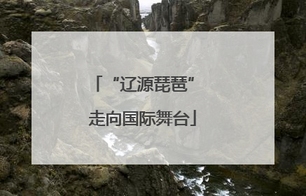 “辽源琵琶” 走向国际舞台