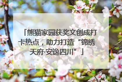 熊猫家园获奖文创成打卡热点，助力打造“锦绣天府·安逸四川”