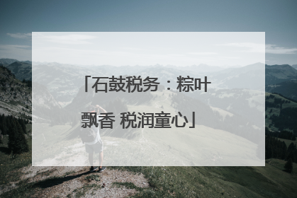 石鼓税务：粽叶飘香 税润童心