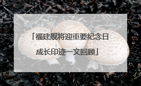 福建舰将迎重要纪念日 成长印迹一文回顾