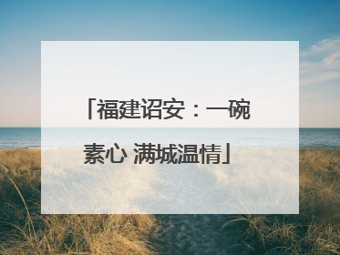 福建诏安：一碗素心 满城温情