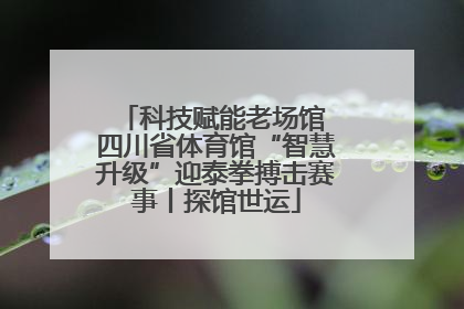 科技赋能老场馆 四川省体育馆“智慧升级”迎泰拳搏击赛事丨探馆世运