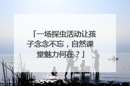 一场探虫活动让孩子念念不忘，自然课堂魅力何在？