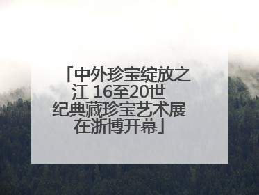 中外珍宝绽放之江 16至20世纪典藏珍宝艺术展在浙博开幕