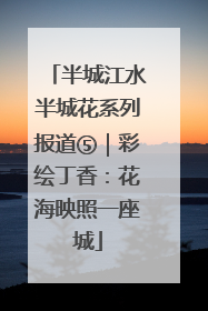 半城江水半城花系列报道⑤｜彩绘丁香：花海映照一座城