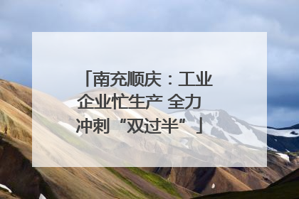 南充顺庆：工业企业忙生产 全力冲刺“双过半”
