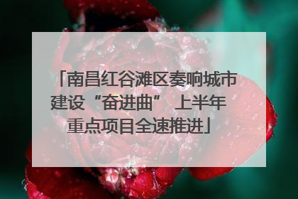 南昌红谷滩区奏响城市建设“奋进曲” 上半年重点项目全速推进