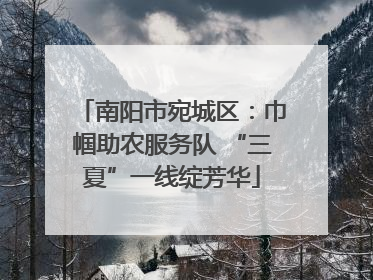 南阳市宛城区：巾帼助农服务队 “三夏”一线绽芳华