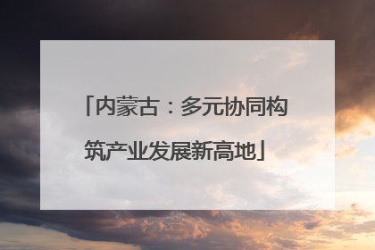 内蒙古：多元协同构筑产业发展新高地