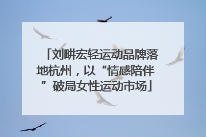 刘畊宏轻运动品牌落地杭州，以“情感陪伴”破局女性运动市场