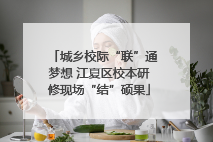 城乡校际“联”通梦想 江夏区校本研修现场“结”硕果