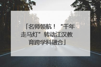 名师领航！“千年走马灯”转动江汉教育跨学科融合