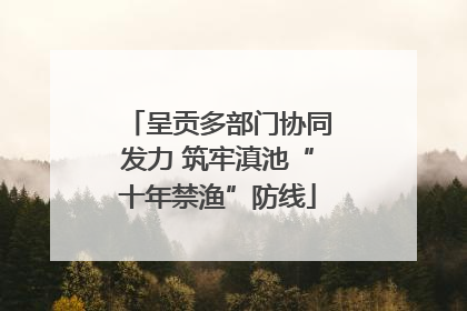 呈贡多部门协同发力 筑牢滇池“十年禁渔”防线