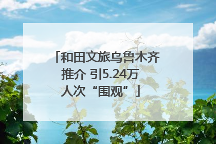 和田文旅乌鲁木齐推介 引5.24万人次“围观”