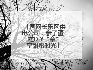 国网长乐区供电公司：亲子蛋糕DIY“童”享甜蜜时光