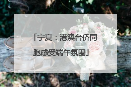 宁夏：港澳台侨同胞感受端午氛围