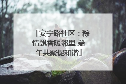 安宁路社区：粽情飘香暖邻里 端午共聚促和谐