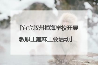 宜宾叙州樟海学校开展教职工趣味工会活动