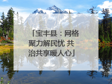 宝丰县：网格聚力解民忧 共治共享暖人心