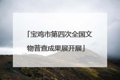 宝鸡市第四次全国文物普查成果展开展