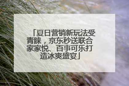 夏日营销新玩法受青睐，京东秒送联合家家悦、百事可乐打造冰爽盛宴