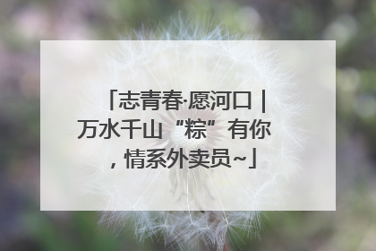 志青春·愿河口｜万水千山“粽”有你，情系外卖员~