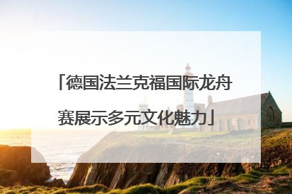 德国法兰克福国际龙舟赛展示多元文化魅力