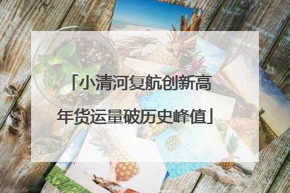 小清河复航创新高 年货运量破历史峰值