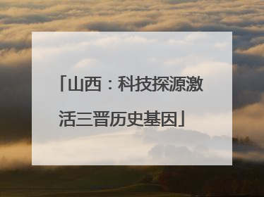 山西：科技探源激活三晋历史基因