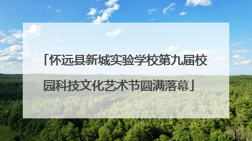 怀远县新城实验学校第九届校园科技文化艺术节圆满落幕