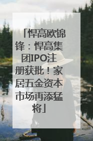 悍高欧锦锋：悍高集团IPO注册获批！家居五金资本市场再添猛将