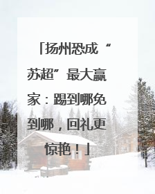 扬州恐成“苏超”最大赢家：踢到哪免到哪，回礼更惊艳！