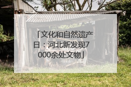 文化和自然遗产日：河北新发现7000余处文物