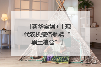 新华全媒+丨现代农机装备驰骋“黑土粮仓”