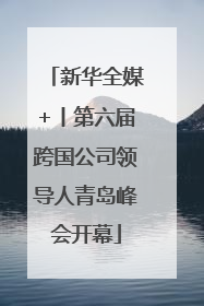 新华全媒+丨第六届跨国公司领导人青岛峰会开幕