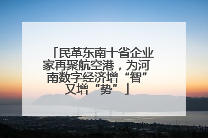 民革东南十省企业家再聚航空港，为河南数字经济增“智”又增“势”