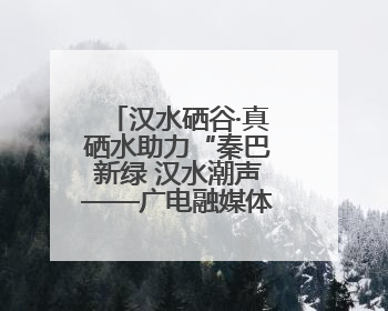 汉水硒谷·真硒水助力“秦巴新绿 汉水潮声——广电融媒体高质量发展陕西采访行”
