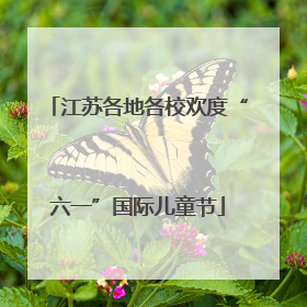江苏各地各校欢度“六一”国际儿童节