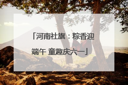 河南社旗：粽香迎端午 童趣庆六一