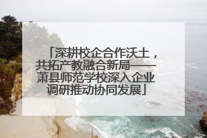 深耕校企合作沃土，共拓产教融合新局——萧县师范学校深入企业调研推动协同发展