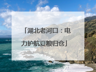 湖北老河口：电力护航夏粮归仓