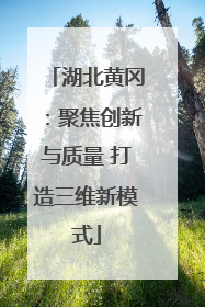 湖北黄冈：聚焦创新与质量 打造三维新模式