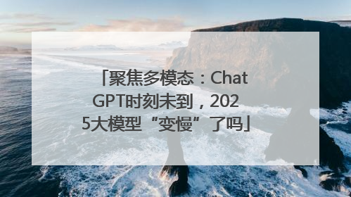 聚焦多模态：ChatGPT时刻未到，2025大模型“变慢”了吗