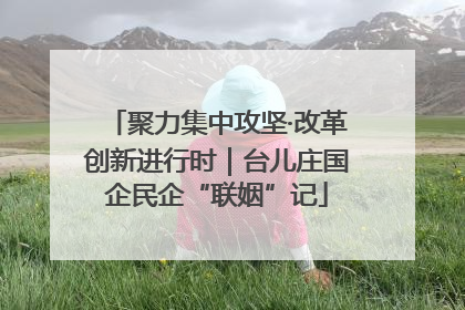 聚力集中攻坚·改革创新进行时｜台儿庄国企民企“联姻”记