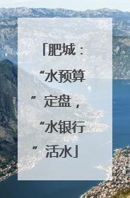 肥城：“水预算”定盘，“水银行”活水