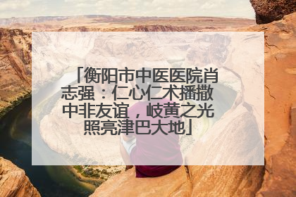 衡阳市中医医院肖志强：仁心仁术播撒中非友谊，岐黄之光照亮津巴大地
