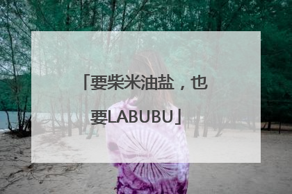 要柴米油盐，也要LABUBU