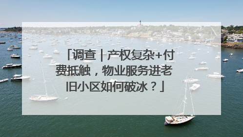 调查｜产权复杂+付费抵触，物业服务进老旧小区如何破冰？
